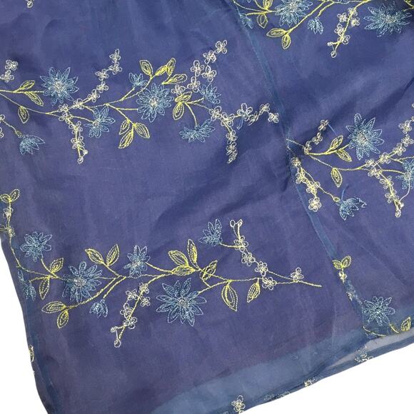 Vintage Nicole Miller Slip Dress Floral Sweetheart Spaghetti Strap Mini Womens 2 - Picture 7 of 10